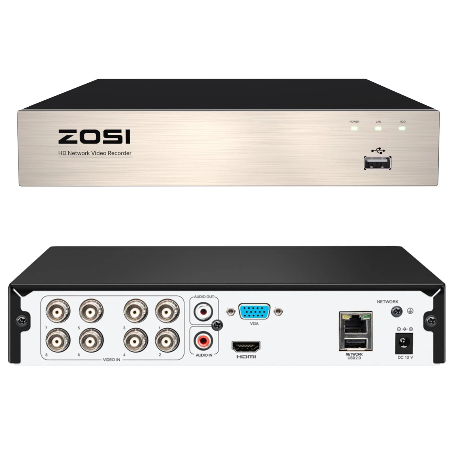 ZOSI 8-Channel DVR System